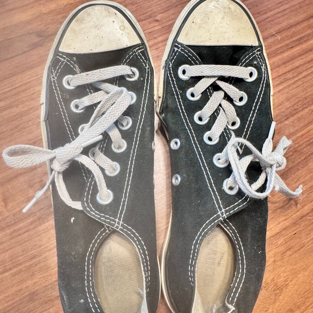 Heavily Worn Converse All-Stars